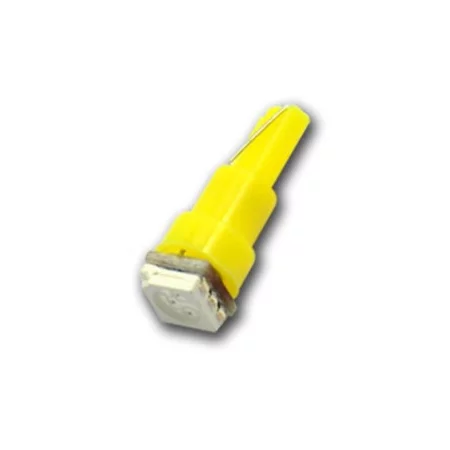 T5, 1x 5050 SMD LED - Yellow, AMPUL.eu