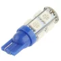LED 9x 5050 SMD socket T10, W5W - Blue, AMPUL.eu