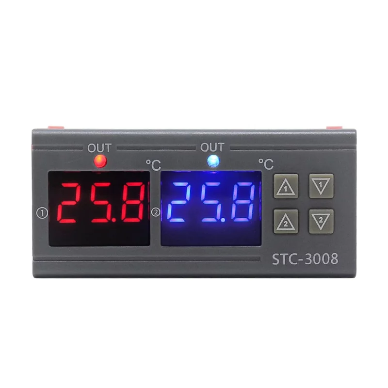 12V STC-3008 Digital Temperaturregler Grad Sensor Thermostat Instrument TD 