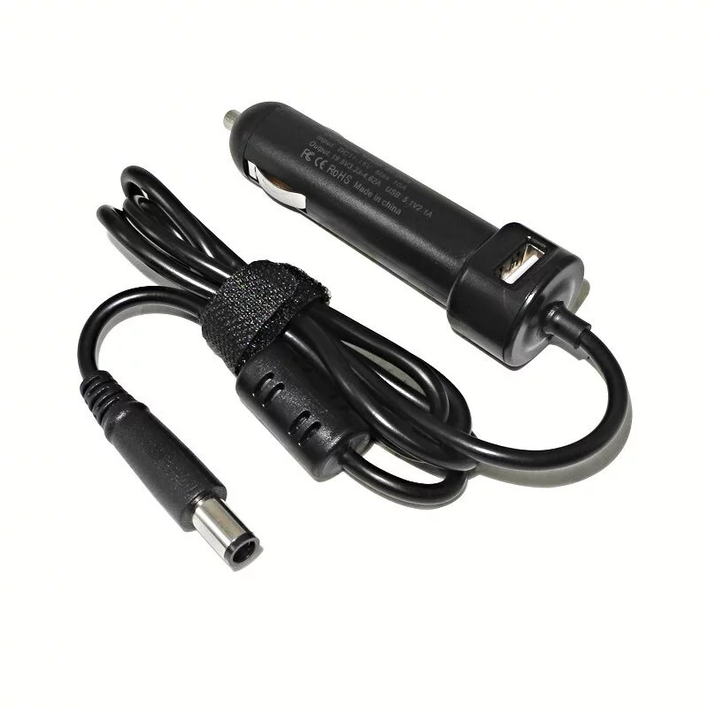 Car charger for DELL laptops, , 90W,  with USB output |
