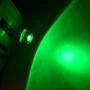 LED Diode 8mm, Green, 0.5W, 11000mcd/140°, 45lm, AMPUL.eu