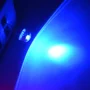 LED Dióda 8mm, Modrá, 0.5W, 8000mcd / 140 °, 33lm