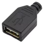 Konektor USB typ A káblový, samica, AMPUL.EU