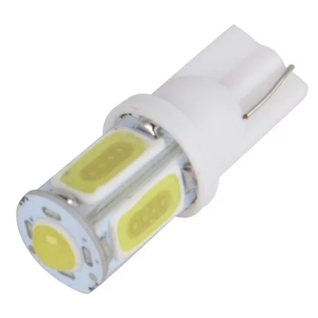 LED 5x COB patice T10, W5W - Bílá, AMPUL.EU