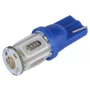 LED 5x COB aljzat T10, W5W - Kék, AMPUL.EU