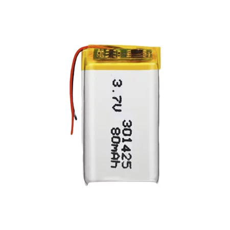 Li-Pol battery 80mAh, 3.7V, 301425, AMPUL.eu