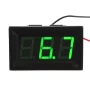 Digital voltmeter 3,2V - 30V, green backlight, AMPUL.eu