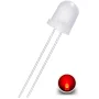 LED Diode 8mm, Red diffused, AMPUL.eu