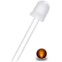 LED Diode 8mm, Yellow diffused, AMPUL.eu