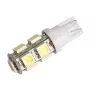 LED 9x 5050 SMD socket T10, W5W - White, AMPUL.eu