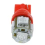 LED 5x 5050 SMD socket T10, W5W - Red, 24V, AMPUL.EU