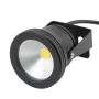 LED Spotlight waterproof black 12V, 10W, white, AMPUL.eu
