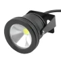 LED Spotlight waterproof black 12V, 10W, warm white, AMPUL.EU