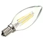 LED žiarovka AMPSM04 Filament, E14 4W, biela, AMPUL.EU