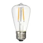 LED žárovka AMPST48 Filament, E27 2W, teplá bílá, AMPUL.EU