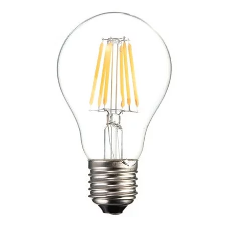 LED bulb AMPF08 Filament, E27 8W, warm white, AMPUL.eu