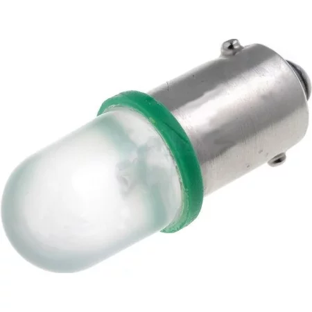 LED 10mm pätice BA9S - Zelená, AMPUL.EU
