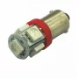 BA9S, LED 5x 5050 SMD - Red, AMPUL.eu