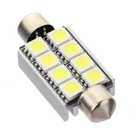 LED 8x 5050 SMD SUFIT Aluminium cooling, CANBUS - 42mm, White