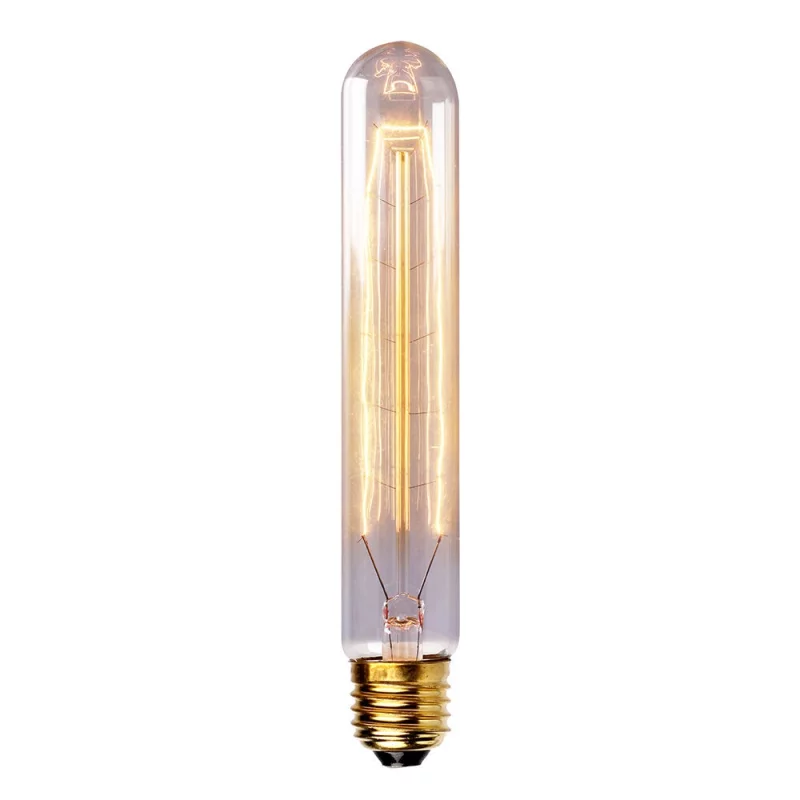 3 X T185 E27 60W Tall Edison Vintage Light Lamp Bulb Retro Filament Tube Bulb UK 