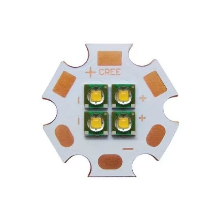 LED Dioda Cree XPE XP-E 12W PCB, 6V, Žlutá 580-590nm, AMPUL.eu