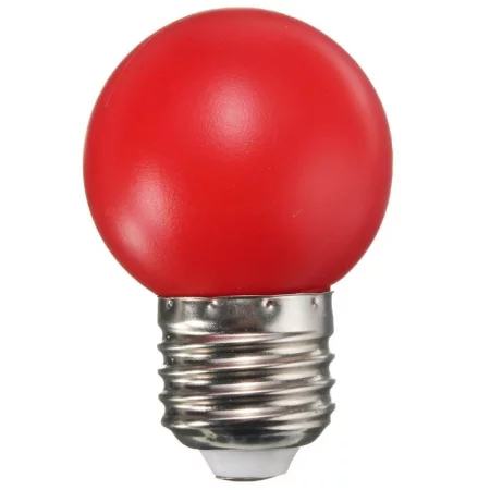 LED žárovka dekorační 1W, červená, AMPUL.eu