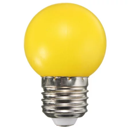 LED žárovka dekorační 1W, žlutá, AMPUL.eu