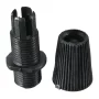 Cable gland with M10 bolt, black, AMPUL.EU