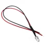 LED 5mm with resistor, 20cm, Green, AMPUL.EU