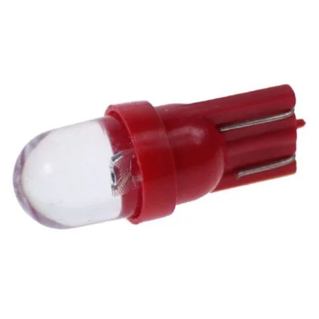 LED 10mm patice T10, W5W - Červená, AMPUL.eu