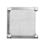 Protective dustproof grille for fans measuring 80x80mm.