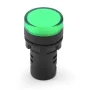 LED kontrolka 24V, AD16-22D/S, pro průměr otvoru 22mm, zelená