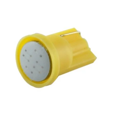 COB LED T10, W5W 1W - Žlutá, AMPUL.eu