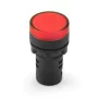 LED kontrolka 24V, AD16-22D/S, pro průměr otvoru 22mm, červená